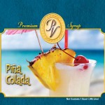 PV Syrup Piña Colada label