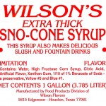 Wilson's original label